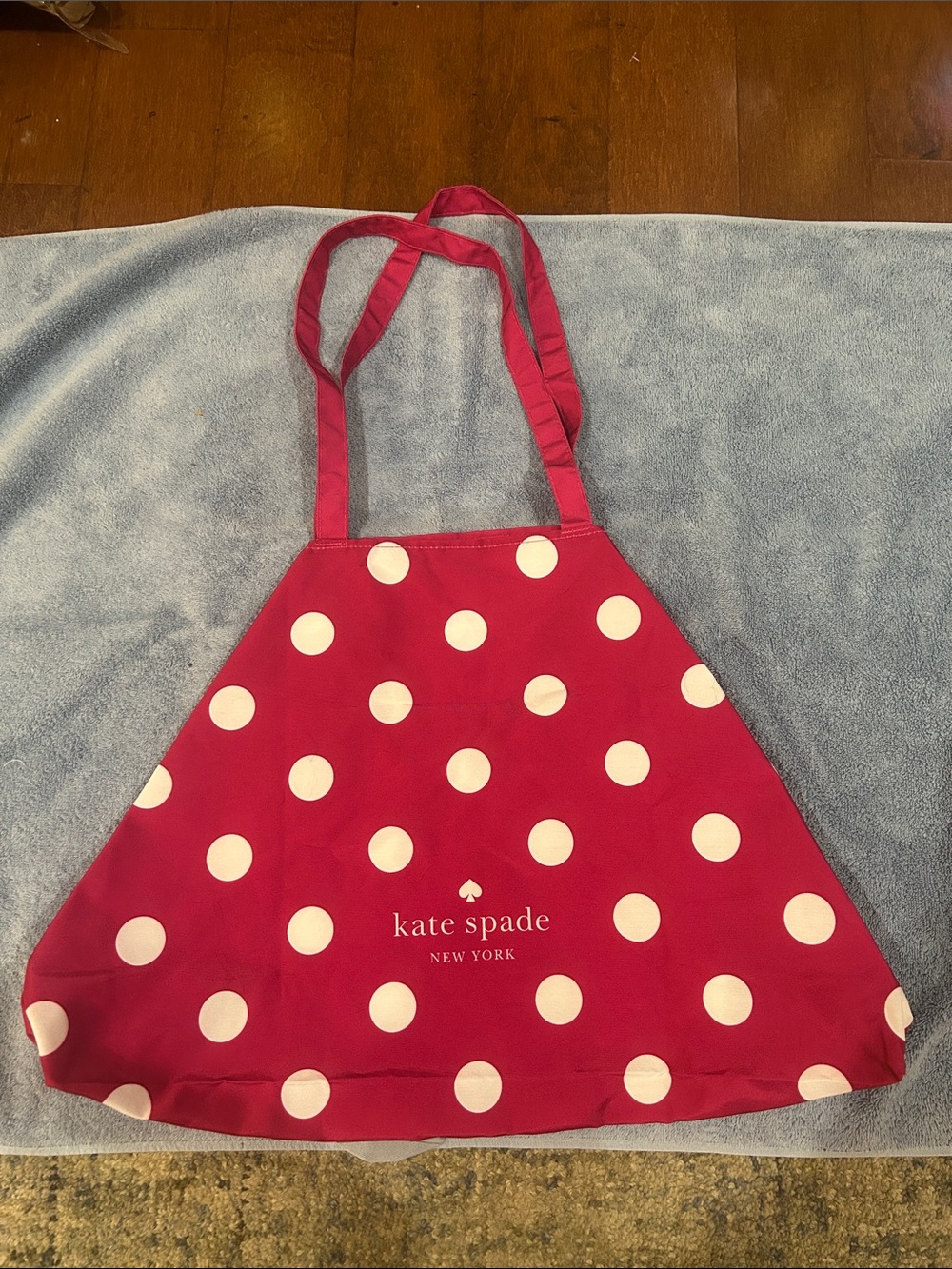 kate spade Red and White Polka Dot Tote